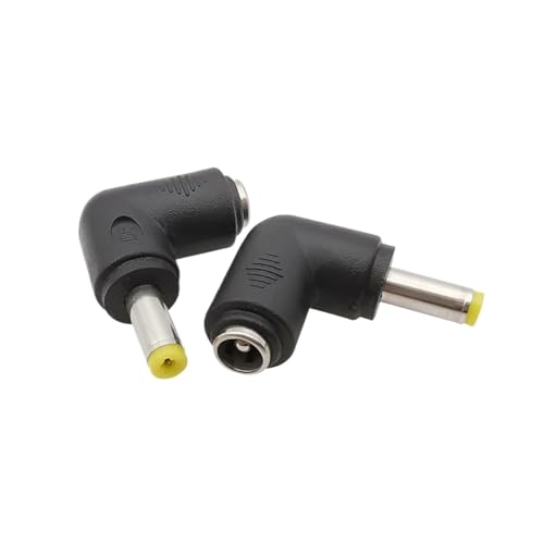 5/2/1Pcs Right Angle DC 5.5 x 2.1mm Female Jack to 3.5x1.35 4.0x1.7 4.8x1.7 5.5x2.1 5.5x2.5 6.3x3.0 6.0x4.4mm Male DC Connector(Type3,1Pcs) - color: Type3, size: 1Pcs