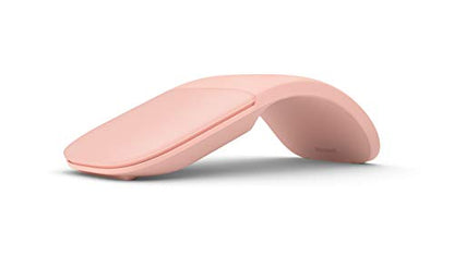 Microsoft ARC Mouse – Soft Pink. Sleek,Ergonomic Design, Ultra Slim and Lightweight, Bluetooth Mouse for PC/Laptop,Desktop Works with Windows/Mac Computers - color: Soft Pink