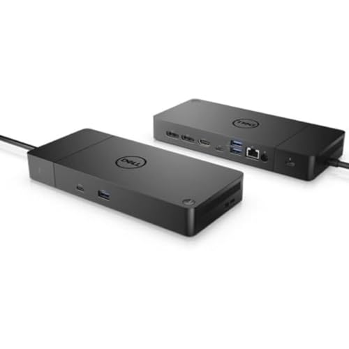 Dell Thunderbolt Dock WD19TBS (with 130W Power Delivery) No 3.5mm Ports. USB-C, Thunderbolt 3, HDMI, Dual DisplayPort, Black
