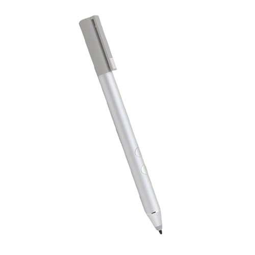 Dpofirs Stylus Pen for Touchscreen Laptops, 1024 Pressure Sensitivity Active Pen with Eraser and Side Push, Aluminum Writing Stylus with 2 Replacement Tips