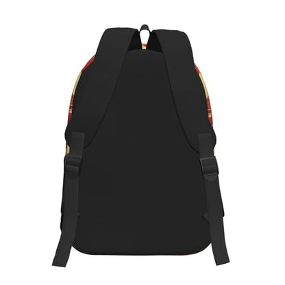 Backpack 17 In Travel Backpack for Men Women Casual Daypack Vintage circus background Laptop Backpack Lightweight Double Shoulder Bag