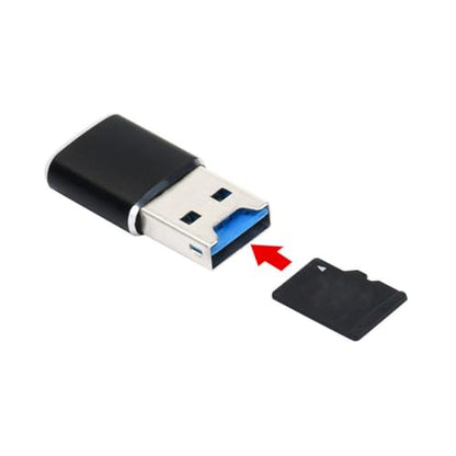 Chenyang CY TF Card Reader USB 3.0 to Micro SD SDXC Writer Adapter 5Gbps Super Speed for Car Laptop - color: Black Reader