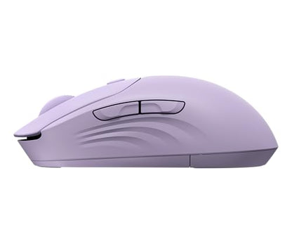 HP 400 Quiet Wireless Mouse, Dual Bluetooth & 2.4GHz, Soft Silicone, Quiet Clicks, Microsoft Wheel, 24-Month Battery, 6000 DPI, Ambidextrous, Eco-Friendly Design, Multi-OS, Purple - color: Purple