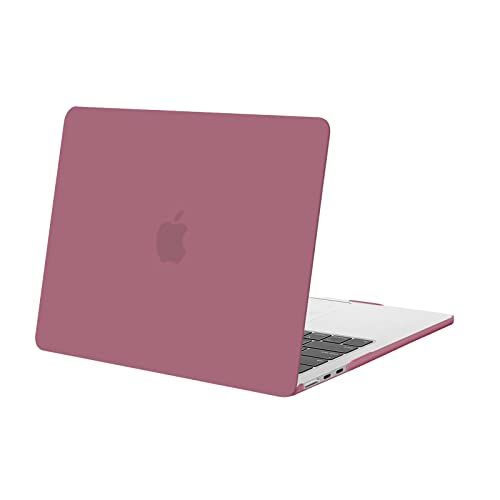 MOSISO Compatible with MacBook Air 13 inch Case M5 2026 M4 M3 M2 2025-2022 | A3449 A3240 A3113 A2681, Scratches-Resistant Protective Hard Shell for MacBook Air 13.6 inch Case, Dusty Rose - color: Dusty Rose