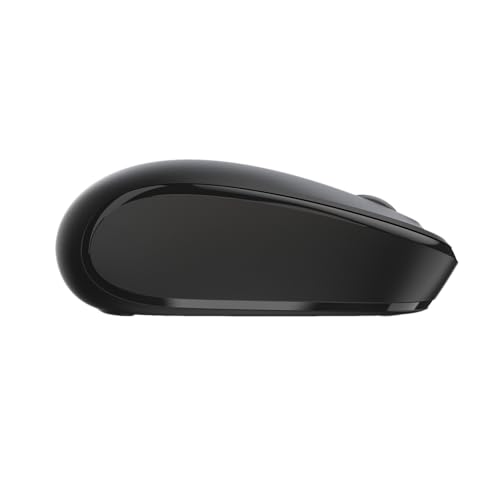 Incase Wireless Mobile Mouse 1850 – Designed by Microsoft – Compact, Comfortable, Right/Left Hand Use, 6-Month Battery Life, Nano Transceiver, Works with Mac/Windows 8/10/11 (Black) - color: Black