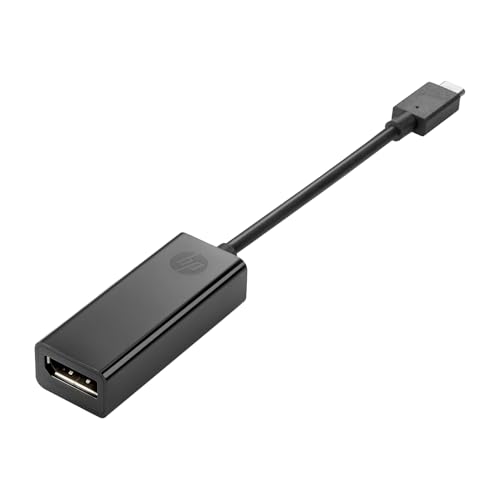 HP - External Video Adapter - DisplayPort - USB-C - Black