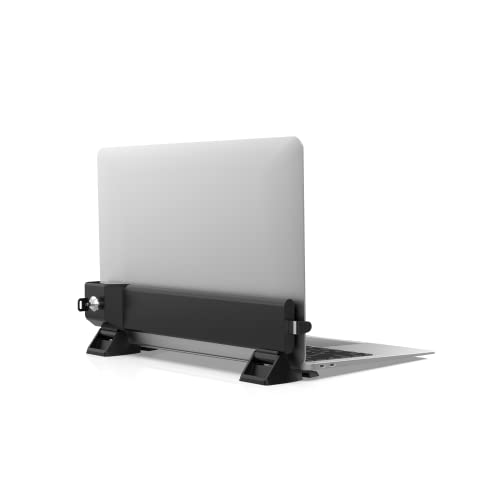 Folding Laptop Mount – CTA Locking and Folding Security Laptop Desk Mount That Secures Laptops with Cable & Key Lock Mechanism - Black (LT-LFSDM) - style: K-Lock
