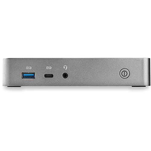 StarTech.com USB-C Dock - Dual Monitor 1080p HDMI Laptop Docking Station - 65W Power Delivery - 1x USB-C, 3x USB-A, Ethernet - Dual Video Display USB 3.1 Gen 1 Type-C Dock - Mac & Windows (DK30CHHPD)