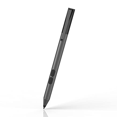 Active Pen for Dell 2-in-1 Touchscreen Laptop, MPP Stylus, Palm Rejection | 1024 Pressure Level, Palm Rejection, Dual Shortcut Buttons, 2500-Hour Battery for Inspiron 5379/7586, Latitude 3190/3390/7230 - color: Black