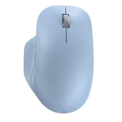 Incase Bluetooth Ergonomic Mouse – Designed by Microsoft – Two Thumb Buttons, Easy to Grip Thumb Rest, Precision Tracking, Connects 3 Devices, 15 Month Battery Life, PCs/Laptops (Pastel Blue) - color: Pastel Blue