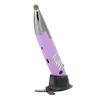 Stylus Pen with Handwriting Function, Capacitive Pen for Note Taking & Drawing, Portable ABS Body with Multi Adapters, Violet - color: Violet
