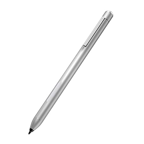 MPP 1.51 Pen for Surface Pro 11/10/X/9/8 300Day Battery Life Palm Rejection | Digital Pen for Surface, Surface Laptop/Book/Go/Studio, Kobo, 1024 Pressure, Precise Drawing & Note-Taking, Two Side Buttons - color: Silver