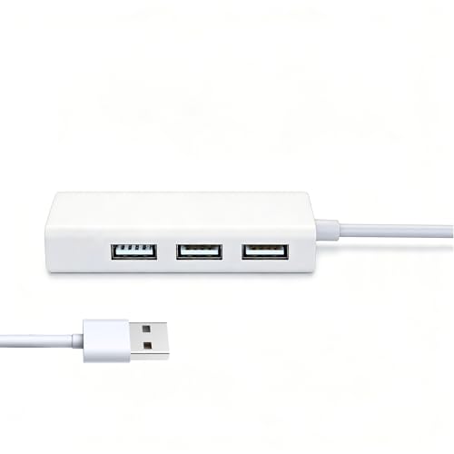 USB Hub, Multiple USB 3.0 Hub, USB Splitter 4 Ports for Laptop, Extender for A Port Laptop, PC, Desktop and More