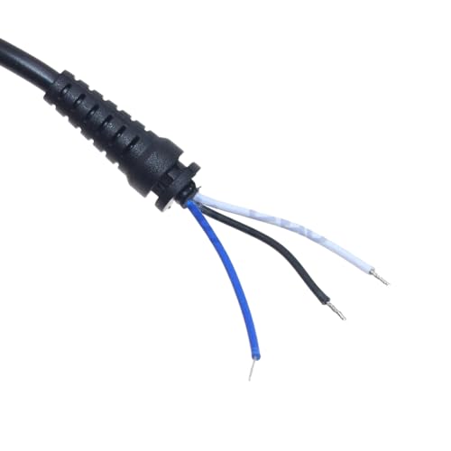7.4 x 5.0mm Laptop Power Supply, DC Repair Power Cord, for Dell and Hp | Power adapter output cable interface, compatible with Dell and Hp power adapter plug size: 7.4mm * 5.0mm - size: Dell/HP 7.4-5.0mm (with pin)