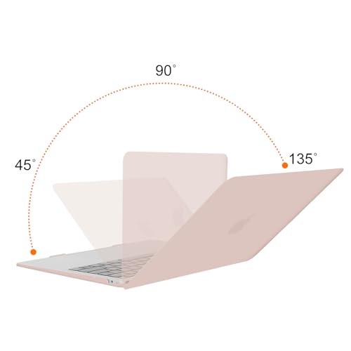 MOSISO Compatible with MacBook Air 13 inch Case M1 2021 2020 2019 2018 | A2337 A2179 A1932, Protective Hard Shell&Keyboard Cover&Screen Film&Pouch for MacBook Air 13.3 inch Case, Camel - color: Camel