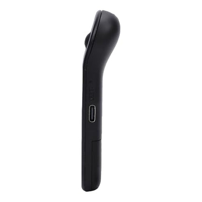 Zunate Wireless Presenter Remote Rechargeable with Bluetooth 5.3 and 2.4G USB Receiver, Presentation Clicker Mouse with Touchpad, Slide Controller for PC, Laptop,for OS X (Black) - color: Black