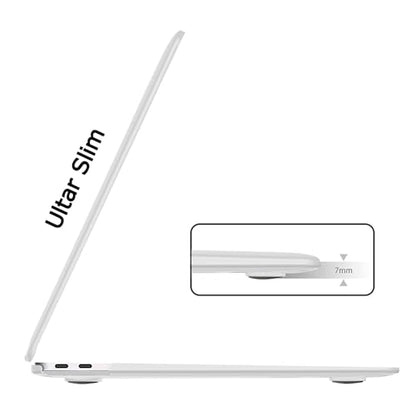 B BELK for MacBook Air 13 inch Case M1 2021 2020-2018 A2337 A2179 A1932 | Matte Plastic Laptop Hard Shell for MacBook Air 13.3 inch Case with Keyboard Cover & Screen Protector, Frost Clear - color: Frost Clear