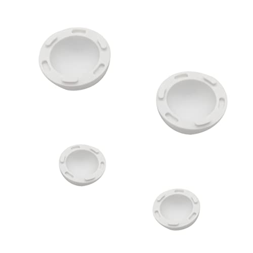 SOLUSTRE 4pcs Laptop Cooling Bottom White Stand Laptop Stands feet Replacement Rubber feet Adhesive Rubber White Notebook Stand Cooling pad - color: White