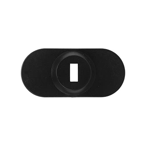 Pilipane Laptop Anchor Plate Black Anti Theft Security Lock Base for Notebook Tablet Monitor Phone POM Material 42x30mm with Double Sided Tape