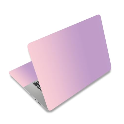 AIMSA Pink Purple Laptop Skin Sticker Cover Decal Fits 12" 13" 13.3" 14" 15" 15.4" 15.6 inch Netbook Laptop Protector Skin Stickers, Easy to Apply and Remove Art Decal - color: Pink Purple