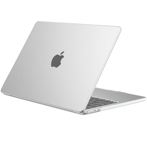 EooCoo Compatible with MacBook Air 15 inch Case M5 2026 2025 2024 2023 M4 M3 M2 Model A3448 A3241 A3114 A2941, Frosted Plastic Hard Shell Cover, Matte Finish Surface, Frost - color: Frost