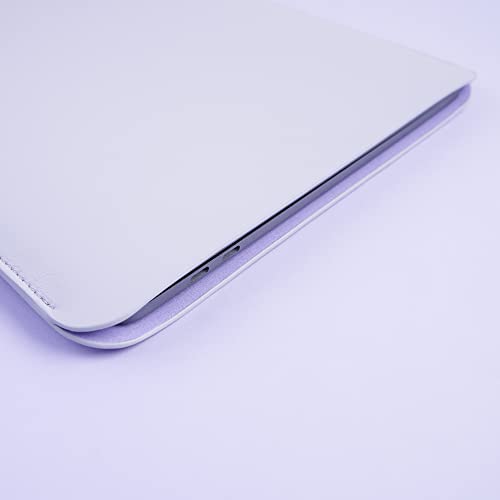 Laptop Sleeve 15.3 Inch Compatible with 2024 New 15 MacBook Air A3114 A2941 Color Light Purple - color: Light Purple, size: 15.3 Inch