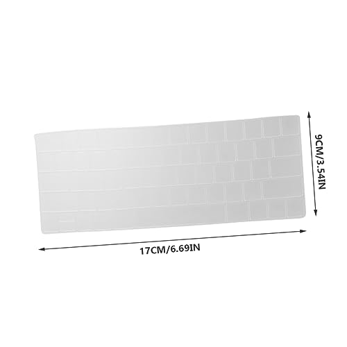 Uonlytech 5pcs Transparent Keyboard Film Compatible with Durable Laptop Keyboard Cover for Water Splash and Dirt Protection Easy to Clean Thin and Breathable Design