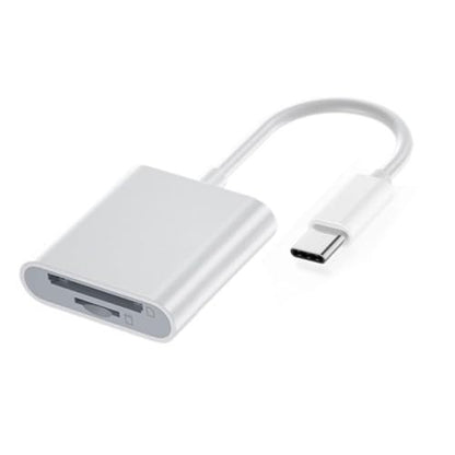 chenyang 2 in 1 USB C to TF Micro SD SDXC SDHC Card Reader Adapter 480Mbps Compatible with Laptop Tablet Phone - style: SD Card 2 IN 1