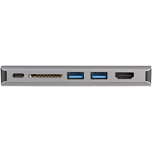 StarTech 8-in-1 USB-C Travel Dock, 4K HDMI or VGA, 100W PD, SD, GbE, Audio | Windows, macOS, ChromeOS, iPadOS, Android, Driverless, 3x USB 3.0 5Gbps, Audio headset jack, 1ft/30cm cable, 85W