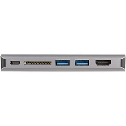 StarTech 8-in-1 USB-C Travel Dock, 4K HDMI or VGA, 100W PD, SD, GbE, Audio | Windows, macOS, ChromeOS, iPadOS, Android, Driverless, 3x USB 3.0 5Gbps, Audio headset jack, 1ft/30cm cable, 85W