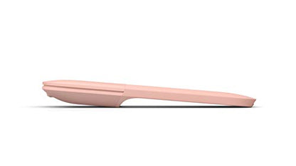 Microsoft ARC Mouse – Soft Pink. Sleek,Ergonomic Design, Ultra Slim and Lightweight, Bluetooth Mouse for PC/Laptop,Desktop Works with Windows/Mac Computers - color: Soft Pink