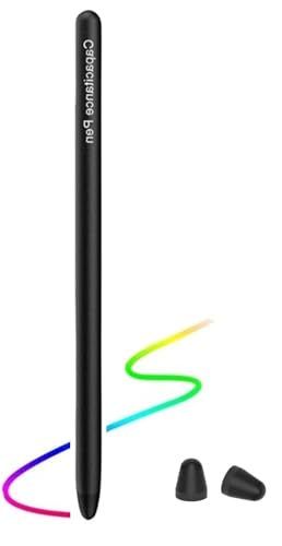 Stylus Pen for AMZ HD 10 Tablet Pen for AMZ Max 11 Tablet and HD 8/7/Kids/Kids Pro All Tablets,Stylus for iPad/iPhone/Samsung/Lenovo/Pixel All Touch Devices (Black) - color: Black