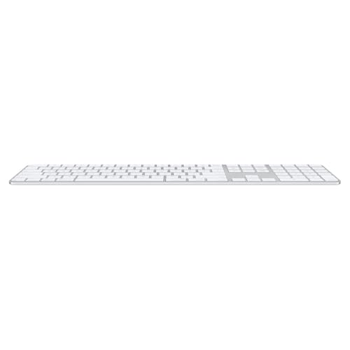Apple Magic Keyboard with Touch ID and Numeric Keypad for Mac Models with Apple Silicon - US English - White Keys, Bluetooth, Bluetooth - color: White Keys, style: USB-C