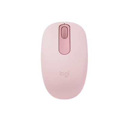 Logitech M196 Compact Ambidextrous Bluetooth Wireless Mouse - Rose | Bluetooth connectivity, no USB receiver, quiet clicks, 3 non-customizable buttons, 12-month battery life, PC Mac compatible - color: Rose