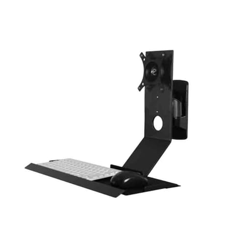 Monitor Stand Swivel Head Monitor Stand with Engineered Tray Foldable 90° Black Stand Arm Monitor Stand Desk arm
