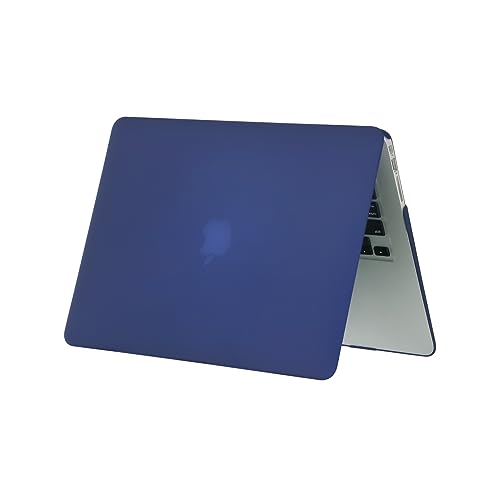 RUBAN Case Compatible with MacBook Air 13 Inch (Models: A1369 & A1466, Older Version 2010-2017 Release), Slim Snap On Hard Shell Protective Cover and Keyboard Cover (Blue) - color: Blue