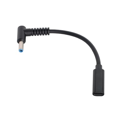 JSER Type C USB-C Female Input to DC 4.5x3.0mm Power PD DC 20V 65W Charge Cable fit Compatible for Laptop 18-20V (4.5x3.0mm) - style: DC 4.5*3.0mm