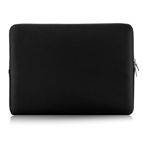 Laptop Sleeve Case 13 Inch - Foam Padded Zipper Bag for Carrying Computer Protection Bag, Slim Portable Design for 13" Ultrabook(Black) - color: Black