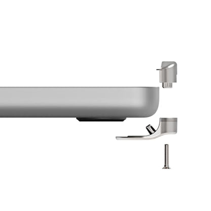 Compulocks Ledge Lock Adapter for MacBook Pro 16" M1,M2,M3, M4,M5 with Combination Cable Lock Silver - size: Combination Lock