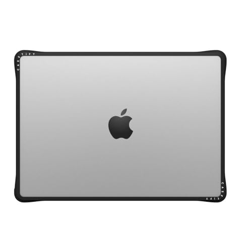CASETiFY Impact MacBook Pro 14" (M1-M5) Case [Cushioned Impact Corners/Scratch-Resistant/Anti-Slip Grip] - Clear Black - color: Clear Black, size: MacBook Pro 14