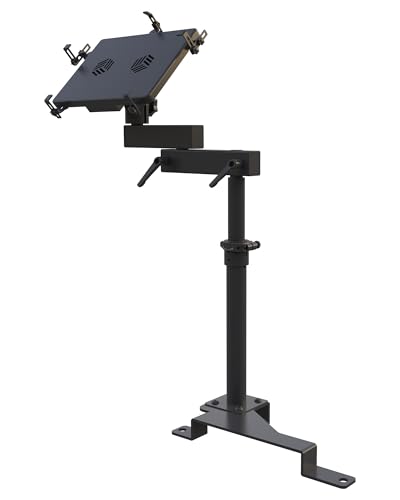 Truck Laptop Mount Fit for Ford F150, F350, F250, F550, No-Drilling Vehicle Computer Holder for Laptop, Mobile Workstation for Fleet, Service & Field Work