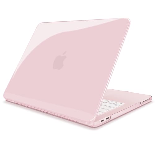 Teryeefi for MacBook Neo Case 13 inch 2026 Release Model A3404 (A18 Pro Chip), Protective Hard Shell Cover & Keyboard Cover & Type C Adapter - Crystal Blush - color: Crystal Blush