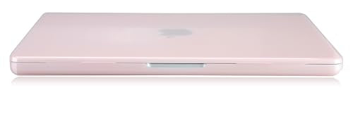UESWILL Case for 2021-2026 MacBook Pro 16 inch M5 M4 M3 M2 M1 Pro Max chip Model A3429 A3428 A3403 A3186 A2991 A2780 A2485, Glossy See Through Hard Shell Cover + Microfiber Cloth, Jelly Pink - color: Jelly Pink, size: MacBook Pro 16" (M1 M2 M3 M4 M5)