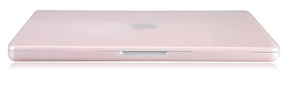 UESWILL Case for 2021-2026 MacBook Pro 16 inch M5 M4 M3 M2 M1 Pro Max chip Model A3429 A3428 A3403 A3186 A2991 A2780 A2485, Glossy See Through Hard Shell Cover + Microfiber Cloth, Jelly Pink - color: Jelly Pink, size: MacBook Pro 16" (M1 M2 M3 M4 M5)