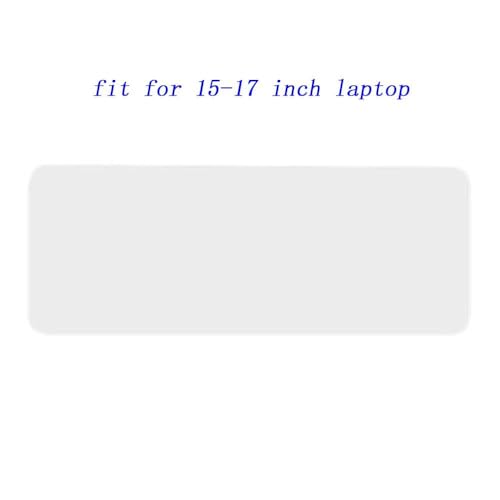 Laptop Keyboard Protective Film Universal Silicone Gel Waterproof Clear Dustproof 10-17inch(M) - color: M