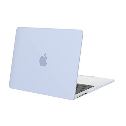 MOSISO Compatible with MacBook Air 13 inch Case M5 2026 M4 M3 M2 2025-2022 | A3449 A3240 A3113 A2681, Scratches-Resistant Protective Hard Shell for MacBook Air 13.6 inch Case, Pastel Blue - color: Pastel Blue