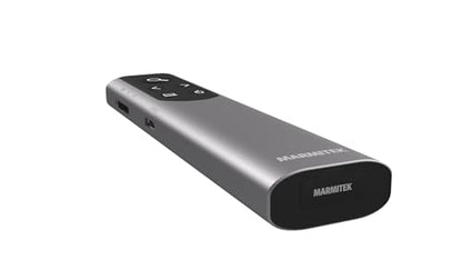 Wireless Presenter - Advanced Presentation Clicker with Digital Pointer, Zoom & Air Mouse Function by Marmitek