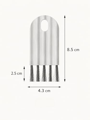 5pcs Multipurpose Cleaning Brush Kit, Keyboard Cleaner Set with Soft Brush, Crevice Duster, Keycap Cleaner and Bottle Cap Brush for Desktop, Home and Office Use