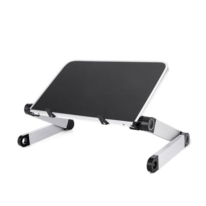 jojofuny Standing Desk Accessory Ergonomic Laptop Holder Adjustable Laptop Table Stand Ventilated Tablet Mount Sandblasted Construction Multi-Angle Viewing