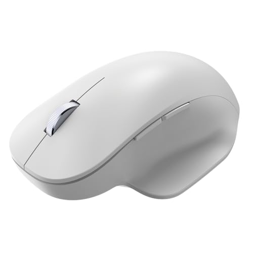 Incase Bluetooth Ergonomic Mouse – Designed by Microsoft – Two Thumb Buttons, Easy to Grip Thumb Rest, Precision Tracking, Connects 3 Devices, 15 Month Battery Life, PCs/Laptops (Glacier) - color: Glacier